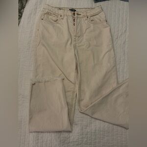 Wild Fable Cream Denim Pants